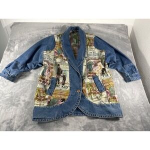 Vintage Nadia Denim Judy Garland Jacket 1X made in USA